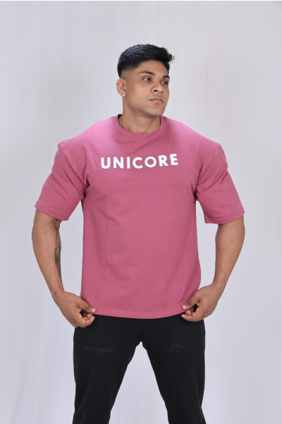 New Maroon Oversized Tee