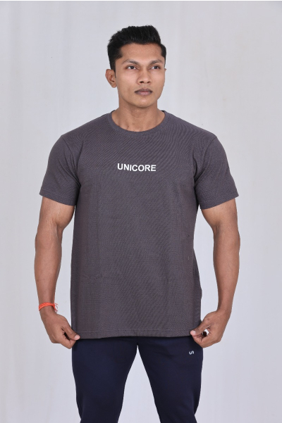 Grey Grind Round Neck Tee