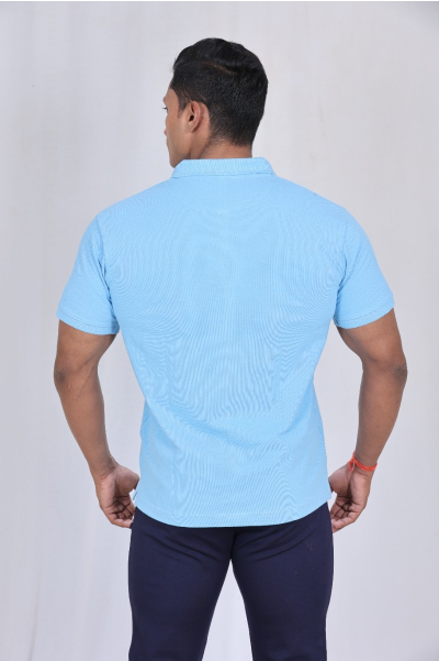 Electric Blue Polo T-Shirt