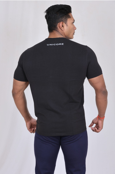 Black Bolt Cotton Tee