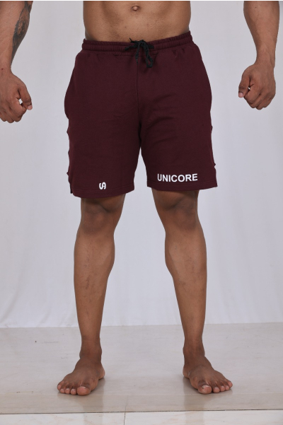 Men's Maroon Athletic Shorts 