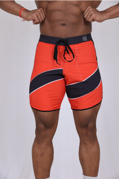 Red Eclipse Pro Board Shorts