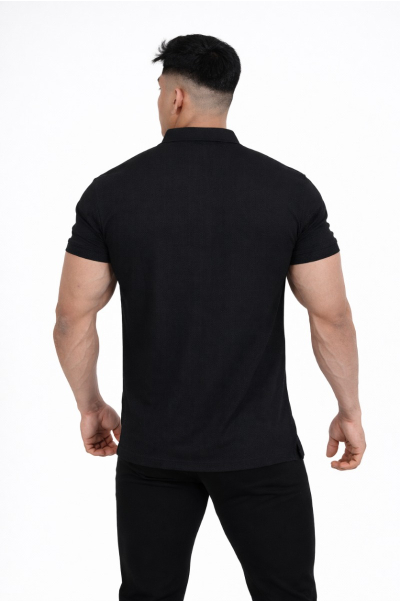 Obsidian (Black) Polo T-Shirt
