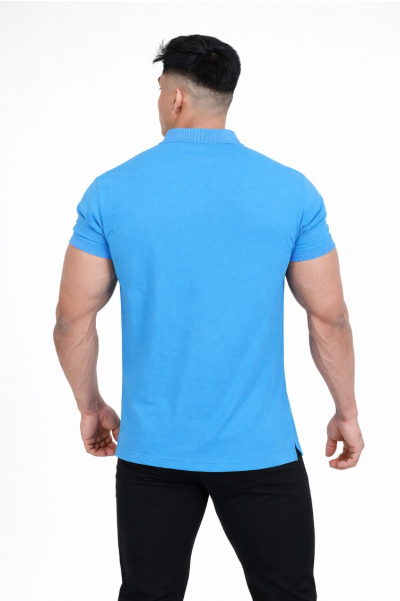 Ocean Crest (Blue) Polo T-Shirt