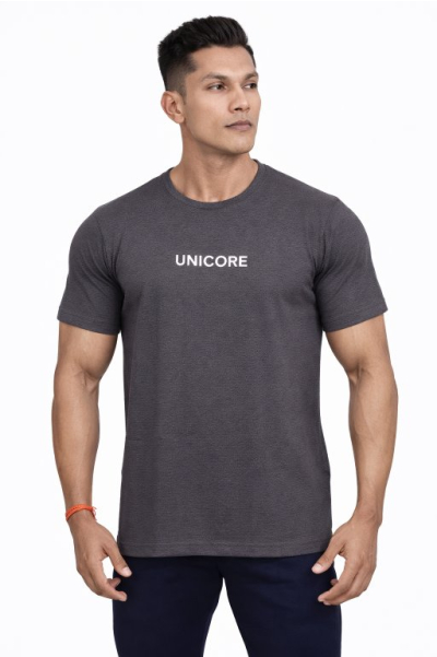 Grey Grind Round Neck Tee