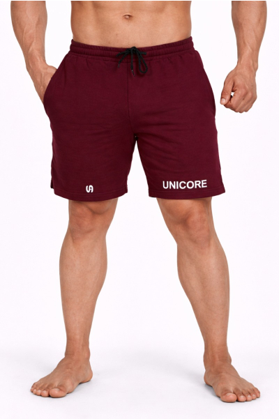 Men's Maroon Athletic Shorts 
