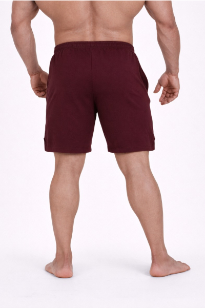 Men's Maroon Athletic Shorts 
