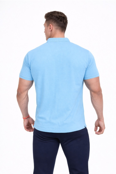 Electric Blue (Sky Blue) Polo T-Shirt
