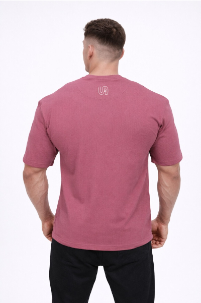 New Maroon Oversized Tee