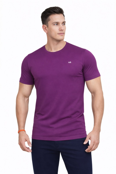Royal Eclipse (Purple) Round Neck Tee